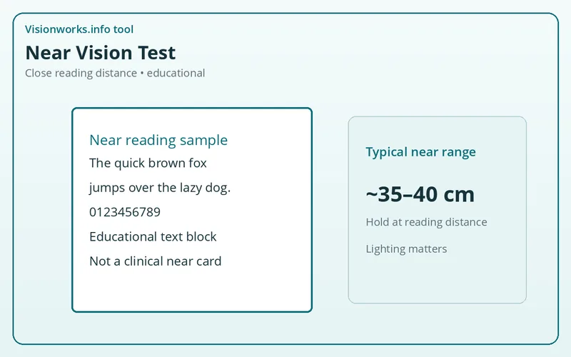 Near Vision Test preview